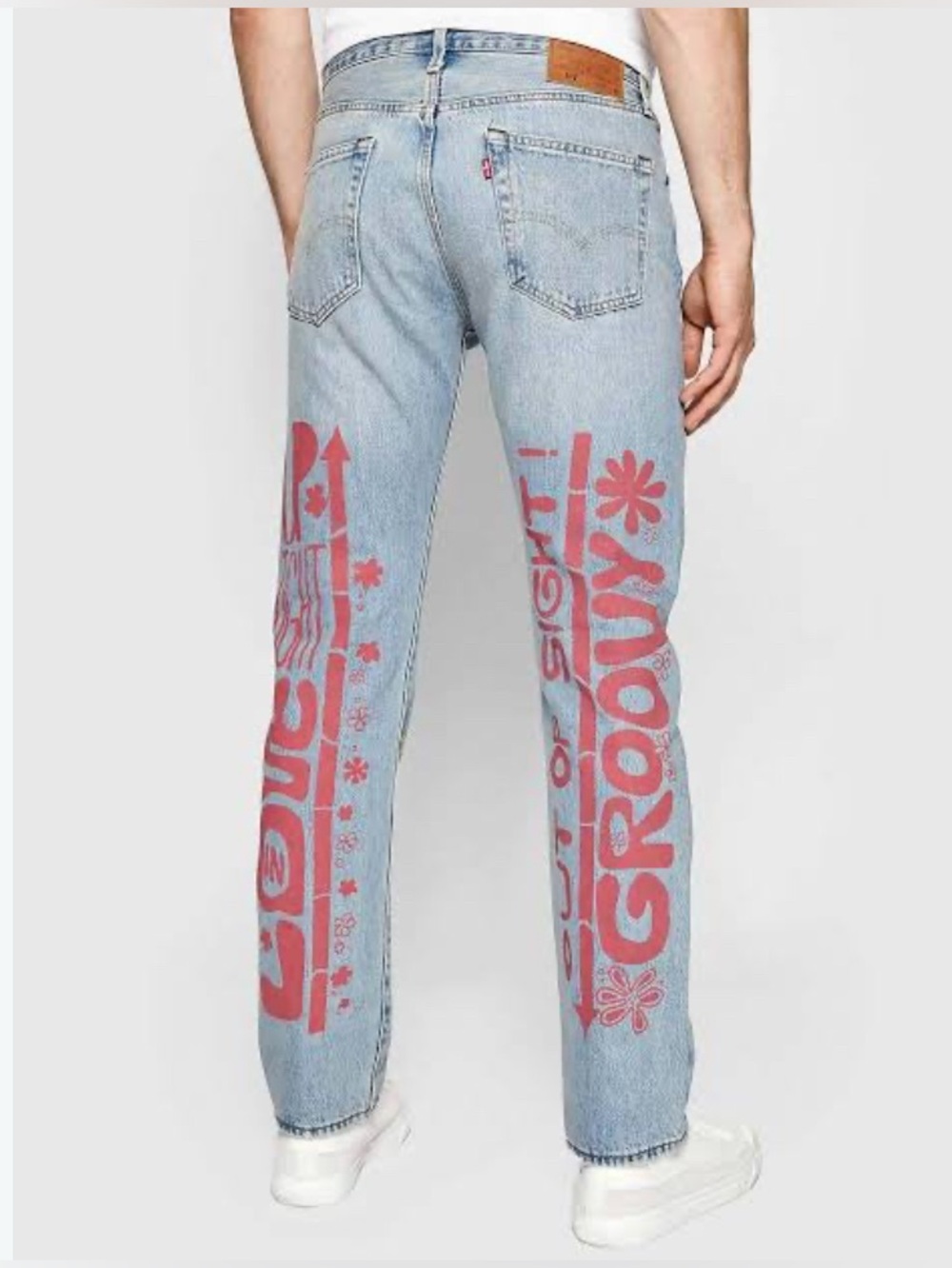 Levi's 501 Original Fit ‘Crazy Leg Love’ Retro Jeans Men's Size 31X34